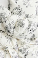 Cotton Sateen Twin Duvet Cover Set