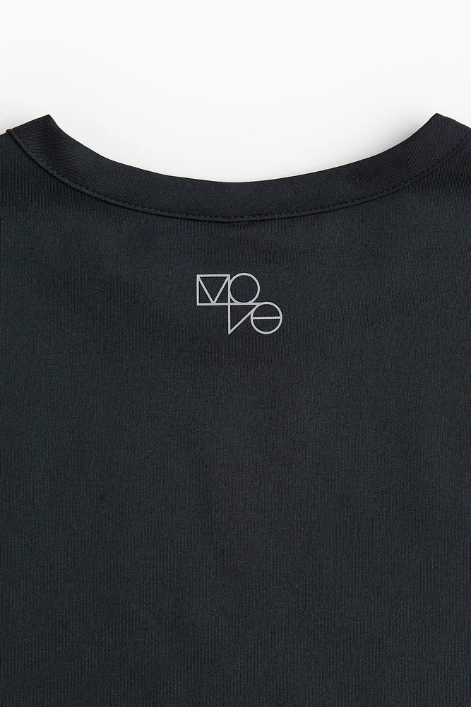 Cropped Sports Tank Top with DryMove™