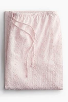 Eyelet-Embroidered Pajama Pants