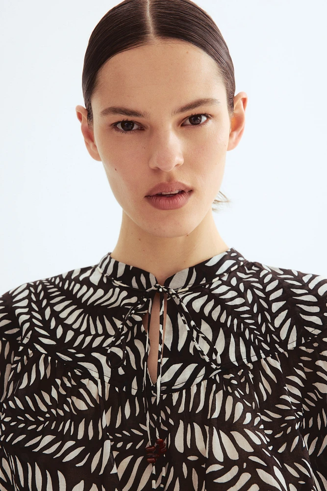 Oversized Cotton Blouse