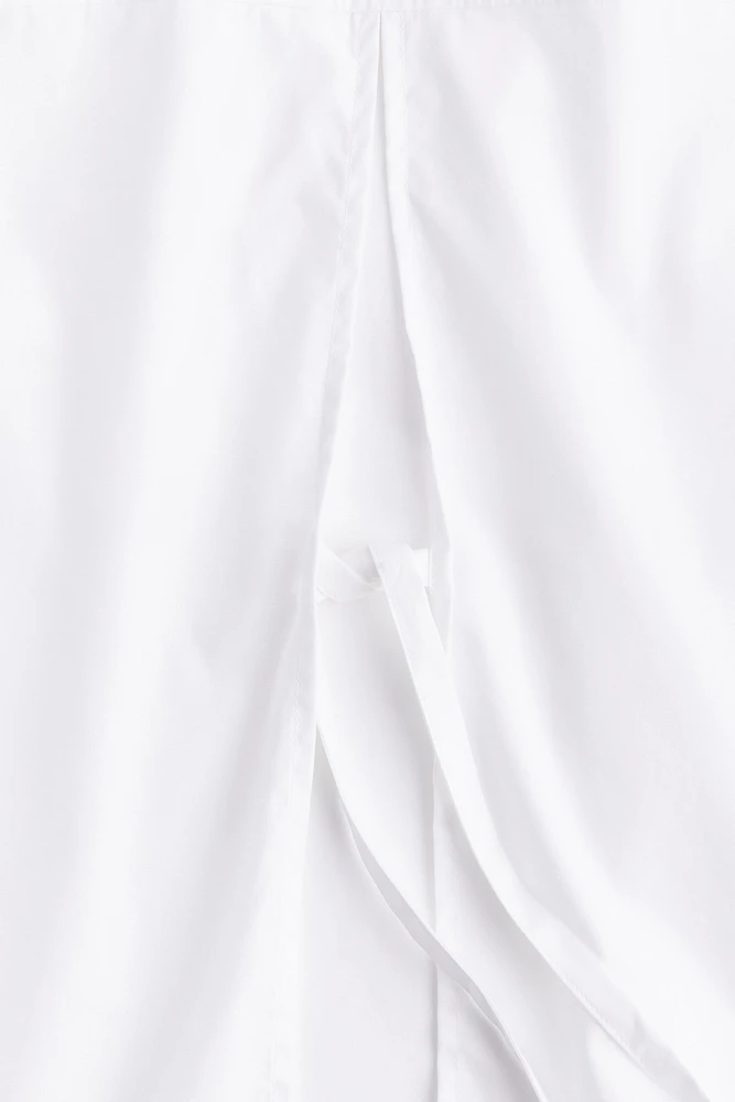 Tie-Detail Crop Top