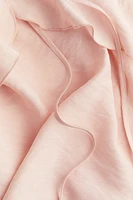 Modal-blend Flounce-trimmed Dress