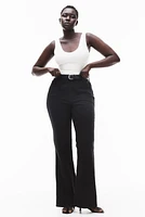 Curvy Fit Flared High Jeans