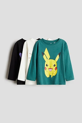 3-pack Long-sleeved T-shirts