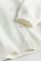 Fine-knit Cotton Cardigan