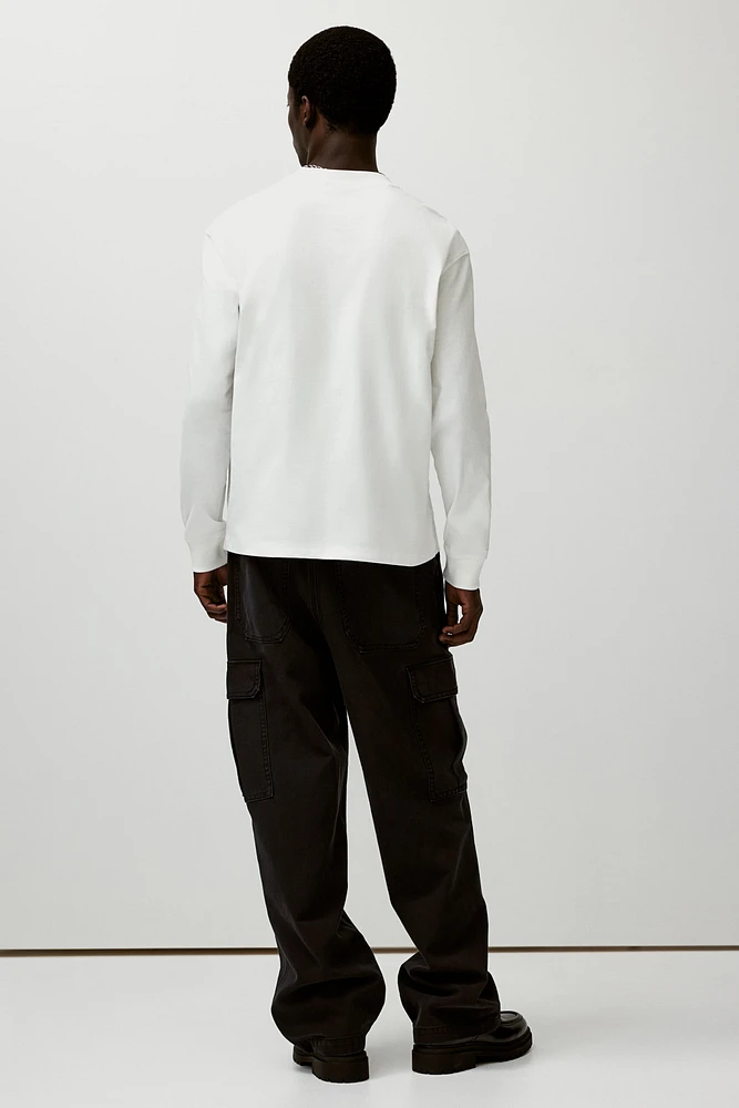 Loose Fit Cotton Jersey Shirt