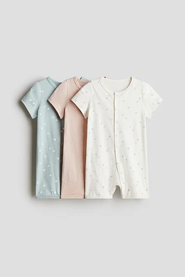 Lot de 3 pyjamas en coton