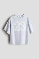 T-Shirt with Text Design