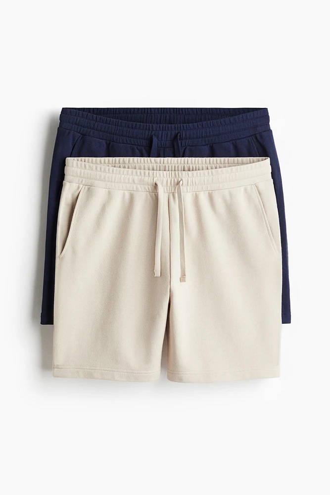 Lot de 2 shorts classique en molleton