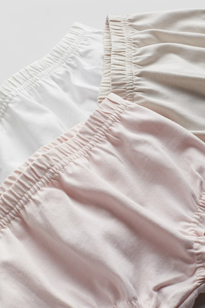Lot de 5 culottes bouffantes en jersey coton