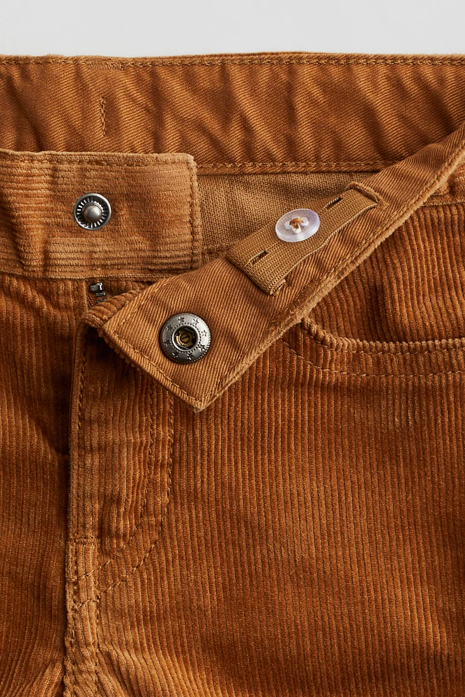 Slim Fit Corduroy Pants