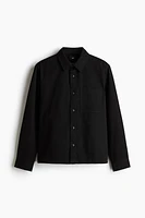 Regular-Fit Cotton Twill Overshirt