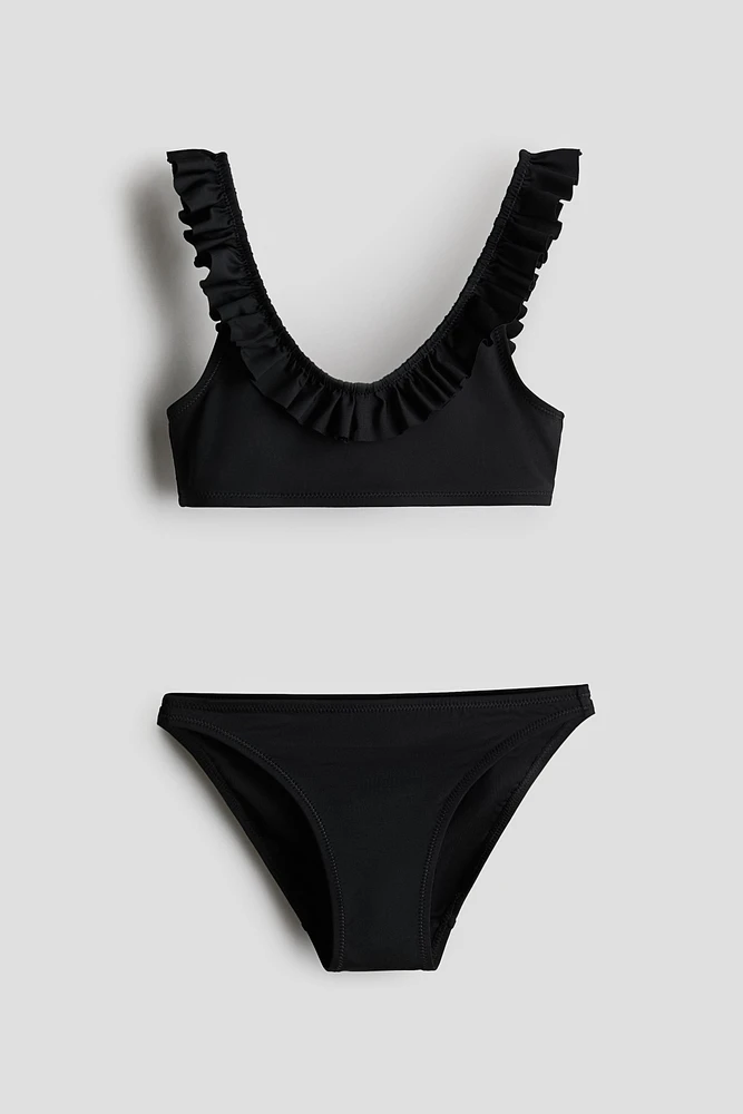 Ruffle-Trimmed Two-Piece Swimsuit