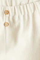 Button-Front Pants