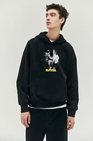 Oversized Fit Printed Hoodie