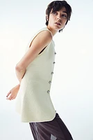 Wool-Blend Knit Vest