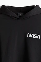 Loose Fit Printed Hoodie