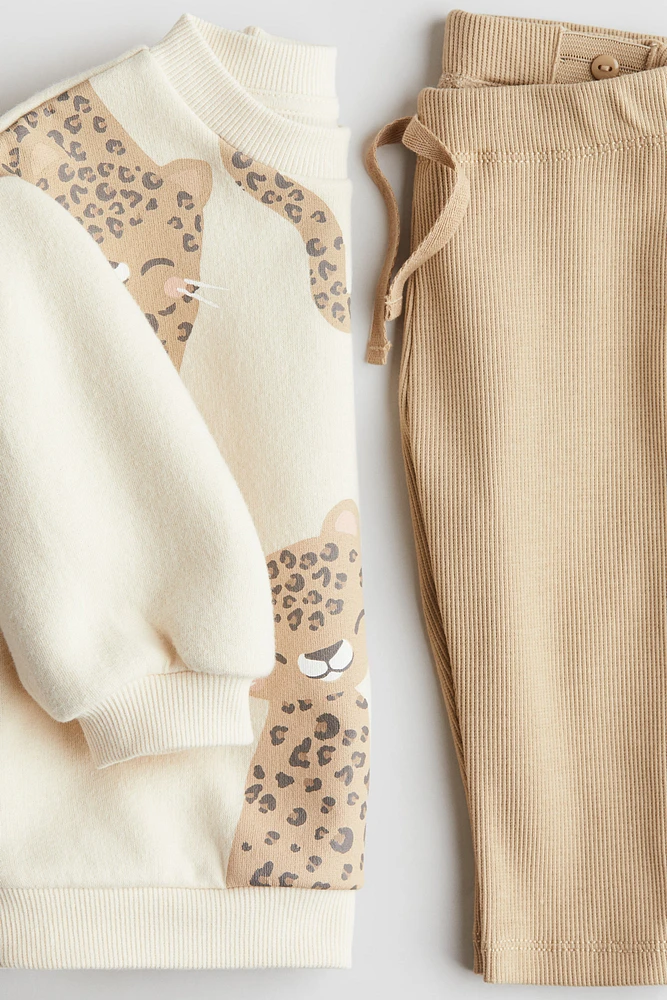2-piece Sweatshirt and Leggings Set
