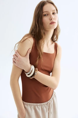 Interlock Thong Bodysuit