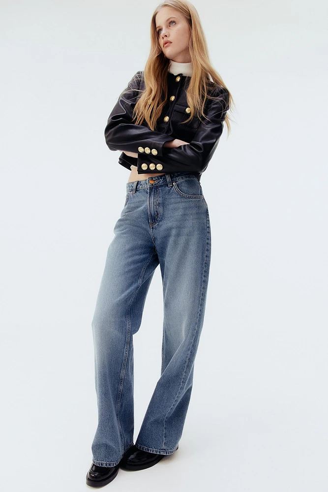 Jean évasé Taille haute