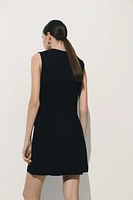 Button-Front Dress
