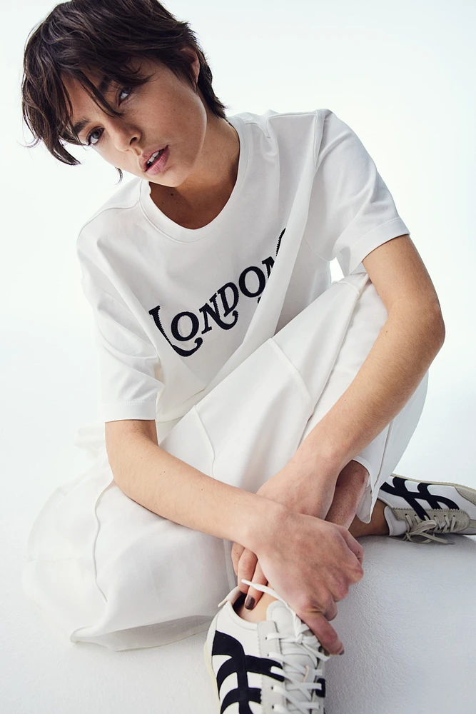 Bead-Embellished T-Shirt