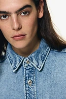 Feather Soft Oversized Denim Shirt