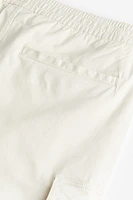 Relaxed Fit Cotton Cargo Joggers