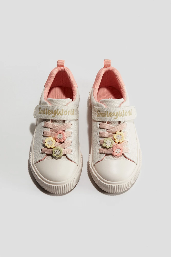 Appliquéd Canvas Sneakers