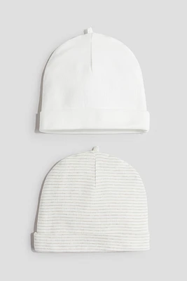 2-pack Cotton Beanies