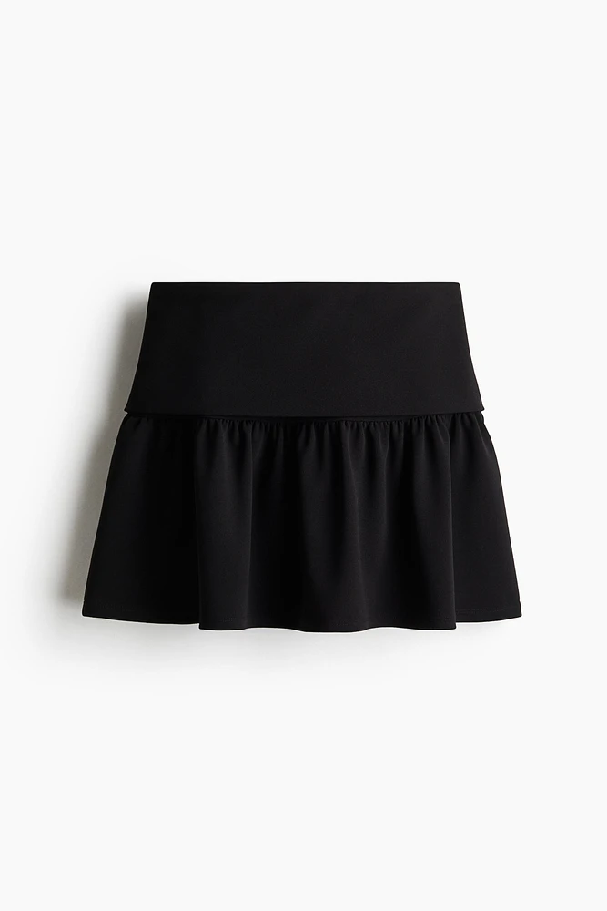 Flared Jersey Skirt