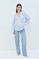 MAMA Before & After Eyelet-Embroidered Blouse