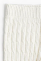 Cable-knit Pants