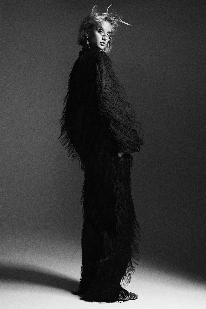 Pantalon à franges