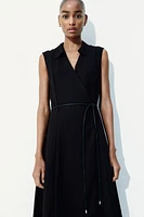 Tie-Belt Wrap Dress