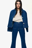 Flared Ultra High Jeans