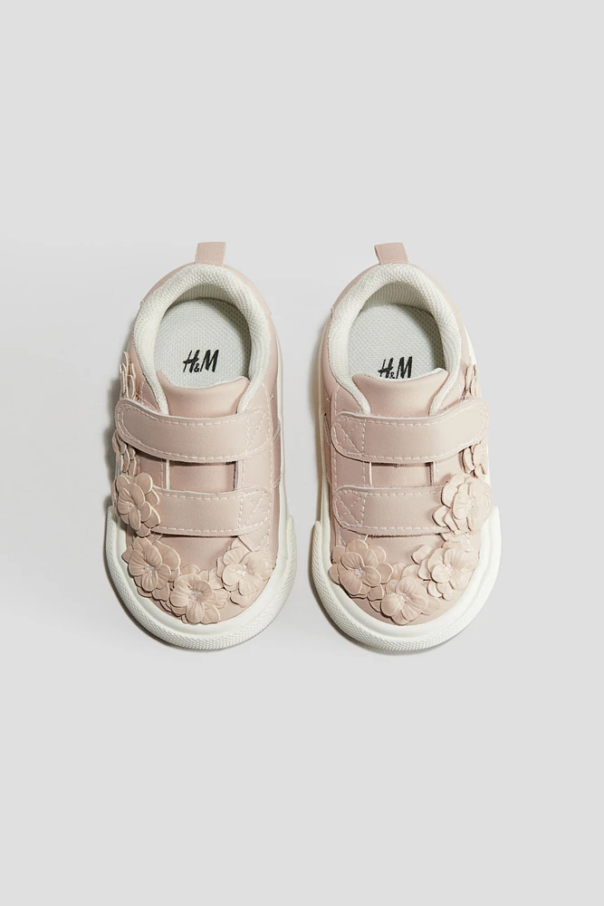 Flower-Appliqué Sneakers