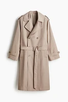 Relaxed-Fit Trench Coat