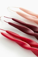 6-pack Spiral Taper Candles