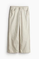 Straight Twill Pants