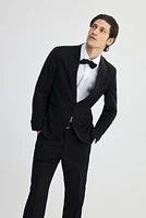 Slim-Fit Wool-Blend Tuxedo Pants