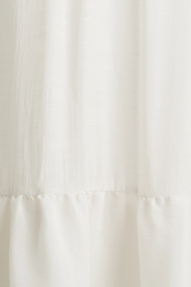 Tie-Shoulder-Strap Beach Dress