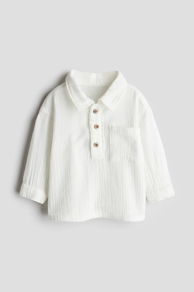 Cotton Muslin Shirt