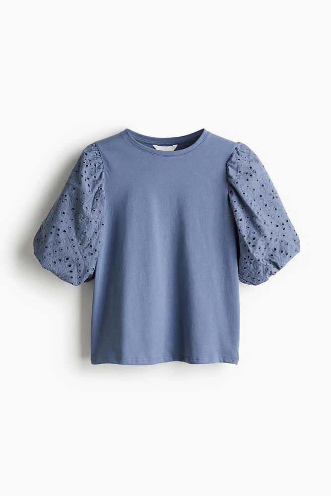 Balloon-Sleeved Top