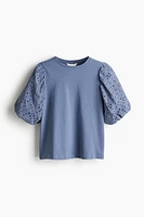 Balloon-Sleeved Top