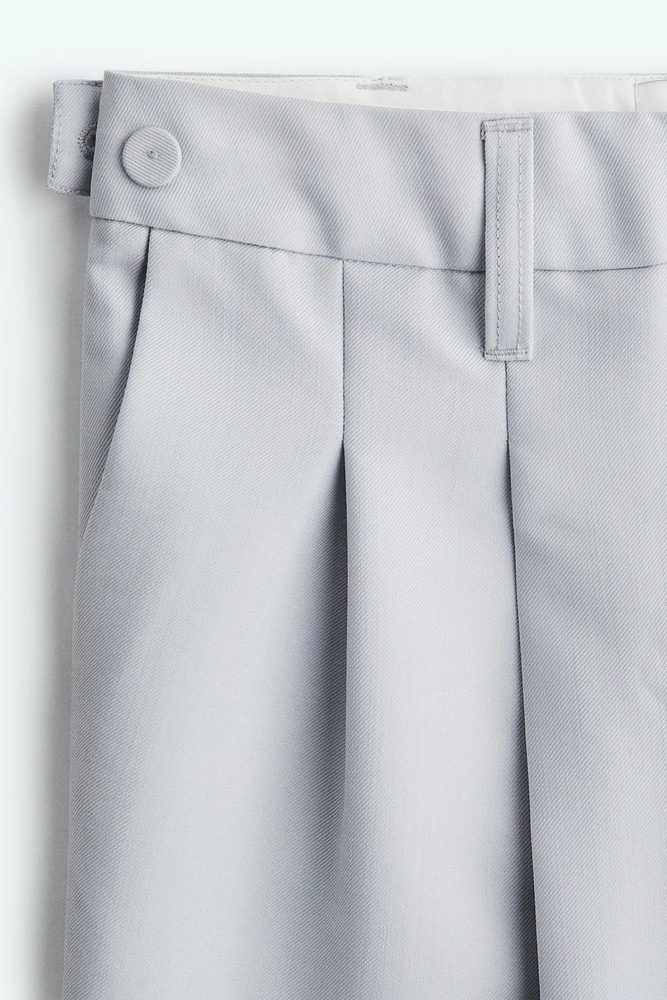 Wool-Blend Suit Pants