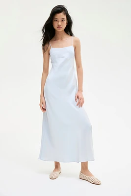 Tie-Detail Maxi Dress