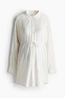 MAMA Before & After Tie-belt Shirt