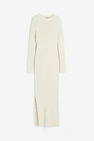 Long Rib-knit Dress