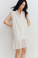 Eyelet Embroidery Dress
